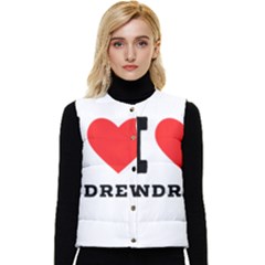 I Love Andrew Women s Short Button Up Puffer Vest by ilovewhateva