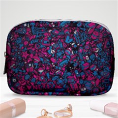Grafitti Graffiti Abstract Artwork Digital Make Up Pouch (small) by Semog4