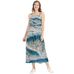 Waves Wave Nature Beach Boho Sleeveless Summer Dress by Semog4