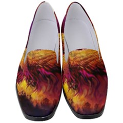 Phoenix Bird Women s Classic Loafer Heels by Semog4