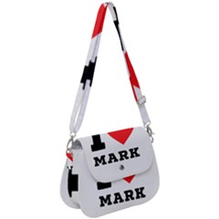 I Love Mark Saddle Handbag by ilovewhateva
