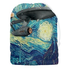 Star Trek Starship The Starry Night Van Gogh Drawstring Pouch (3xl) by Semog4