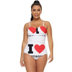 I Love Anthony  Retro Full Coverage Swimsuit by ilovewhateva