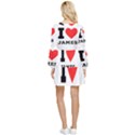 I love James Tiered Long Sleeve Mini Dress View2