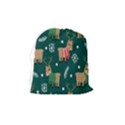 Cute Christmas Pattern Doodle Drawstring Pouch (Medium) View2