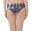 Vector Set Cute Christmas Elements Santa Penguin Deer Bear Fox Owl Trees Snowman Bird Angel More Hipster Bikini Bottoms View2