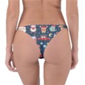 Vector Set Cute Christmas Elements Santa Penguin Deer Bear Fox Owl Trees Snowman Bird Angel More Reversible Bikini Bottoms View2
