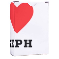 I Love Joseph Playing Cards Single Design (rectangle) With Custom Box by ilovewhateva