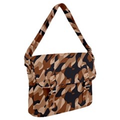 Abstract Camouflage Pattern Buckle Messenger Bag by Jack14