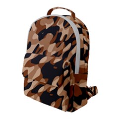 Abstract Camouflage Pattern Flap Pocket Backpack (large) by Jack14