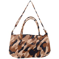Abstract Camouflage Pattern Removable Strap Handbag by Jack14
