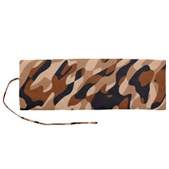 Abstract Camouflage Pattern Roll Up Canvas Pencil Holder (m) by Jack14