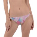Background Geometric Triangle Ring Detail Bikini Bottoms View1