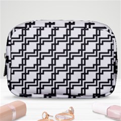Pattern-monochrome-repeat Make Up Pouch (small) by Semog4