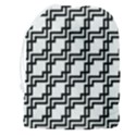 Pattern-monochrome-repeat Drawstring Pouch (3XL) View2