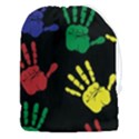 Handprints-hand-print-colourful Drawstring Pouch (3XL) View1