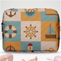 Nautical Elements Collection Make Up Pouch (Large) View1