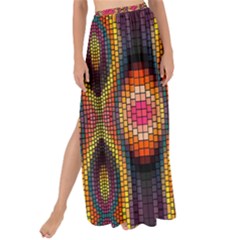 Kaleidoscope Art Pattern Ornament Maxi Chiffon Tie-up Sarong by Semog4