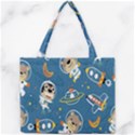 Seamless Pattern Funny Astronaut Outer Space Transportation Mini Tote Bag View1