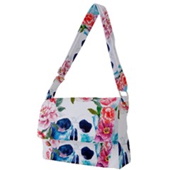 Day Of The Dead Skull Art Full Print Messenger Bag (s) by Salman4z