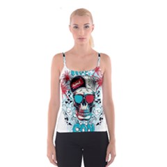 That Cool Graffiti Skull Spaghetti Strap Top by Salman4z