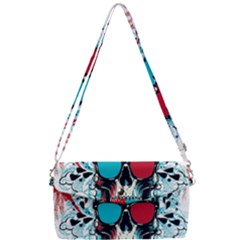 That Cool Graffiti Skull Removable Strap Clutch Bag by Salman4z