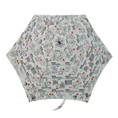 White Printer Paper With Text Overlay Humor Dark Humor Infographics Mini Folding Umbrellas by Salman4z