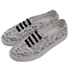 White Printer Paper With Text Overlay Humor Dark Humor Infographics Men s Classic Low Top Sneakers by Salman4z
