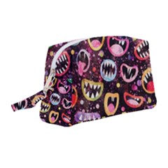 Funny Monster Mouths Wristlet Pouch Bag (medium) by Salman4z