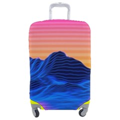 Sun Ultra Artistic 3d Illustration Sunset Luggage Cover (medium) by Salman4z