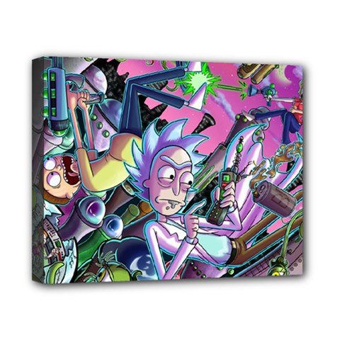 Rick And Morty Time Travel Ultra Canvas 10  X 8  (stretched) by Salman4z