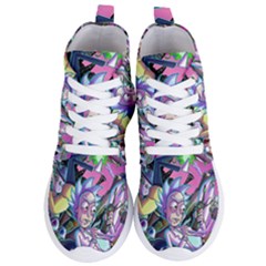 Rick And Morty Time Travel Ultra Women s Lightweight High Top Sneakers by Salman4z