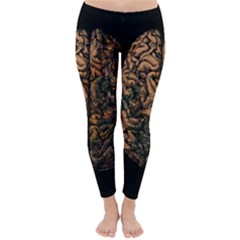 Always On My Mind Tobe Map Places Travel Vintage Classic Winter Leggings by Salman4z