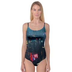 Cityscape Digital Art Camisole Leotard  by Salman4z