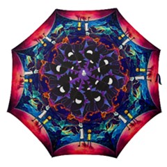 Rick And Morty In Outer Space Straight Umbrellas by Salman4z