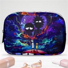 Rick And Morty In Outer Space Make Up Pouch (small) by Salman4z