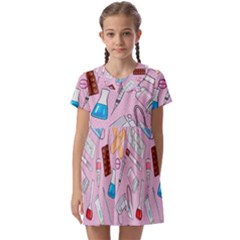 Medical Kids  Asymmetric Collar Dress by SychEva