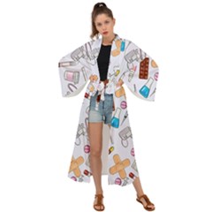 Medicine Maxi Kimono by SychEva