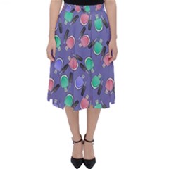 Nail Polish Classic Midi Skirt by SychEva