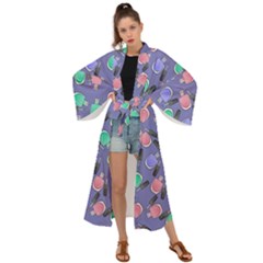 Nail Polish Maxi Kimono by SychEva