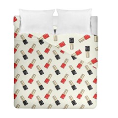Nail Manicure Duvet Cover Double Side (full/ Double Size) by SychEva