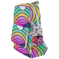 Rainbow Fun Cute Minimal Doodle Drawing Art Travelers  Backpack by Jancukart