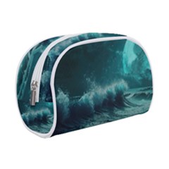 Waves Ocean Sea Tsunami Nautical 2 Make Up Case (small) by Jancukart