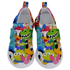 Illustration Cartoon Character Animal Cute Kids  Velcro No Lace Shoes by Sudheng