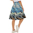 Starry Night Hokusai Van Gogh The Great Wave Off Kanagawa Classic Short Skirt View3