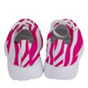 Pink Fucsia Zebra Vibes Animal Print Running Shoes View4
