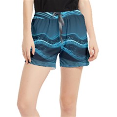 Technology Computer Background (1) Women s Runner Shorts by Simbadda
