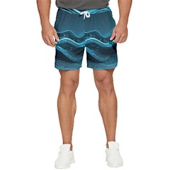 Technology Computer Background (1) Men s Runner Shorts by Simbadda