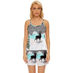 Rocky Mountain High Colorado Satin Pajama Short Set by Amaryn4rt