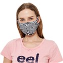 Spider Web Hypnotic Crease Cloth Face Mask (Adult) View1